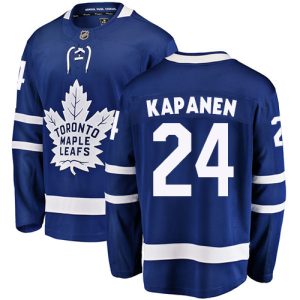 Kinder Toronto Maple Leafs Eishockey Trikot Kasperi Kapanen #24 Breakaway Königsblau Fanatics Branded Heim